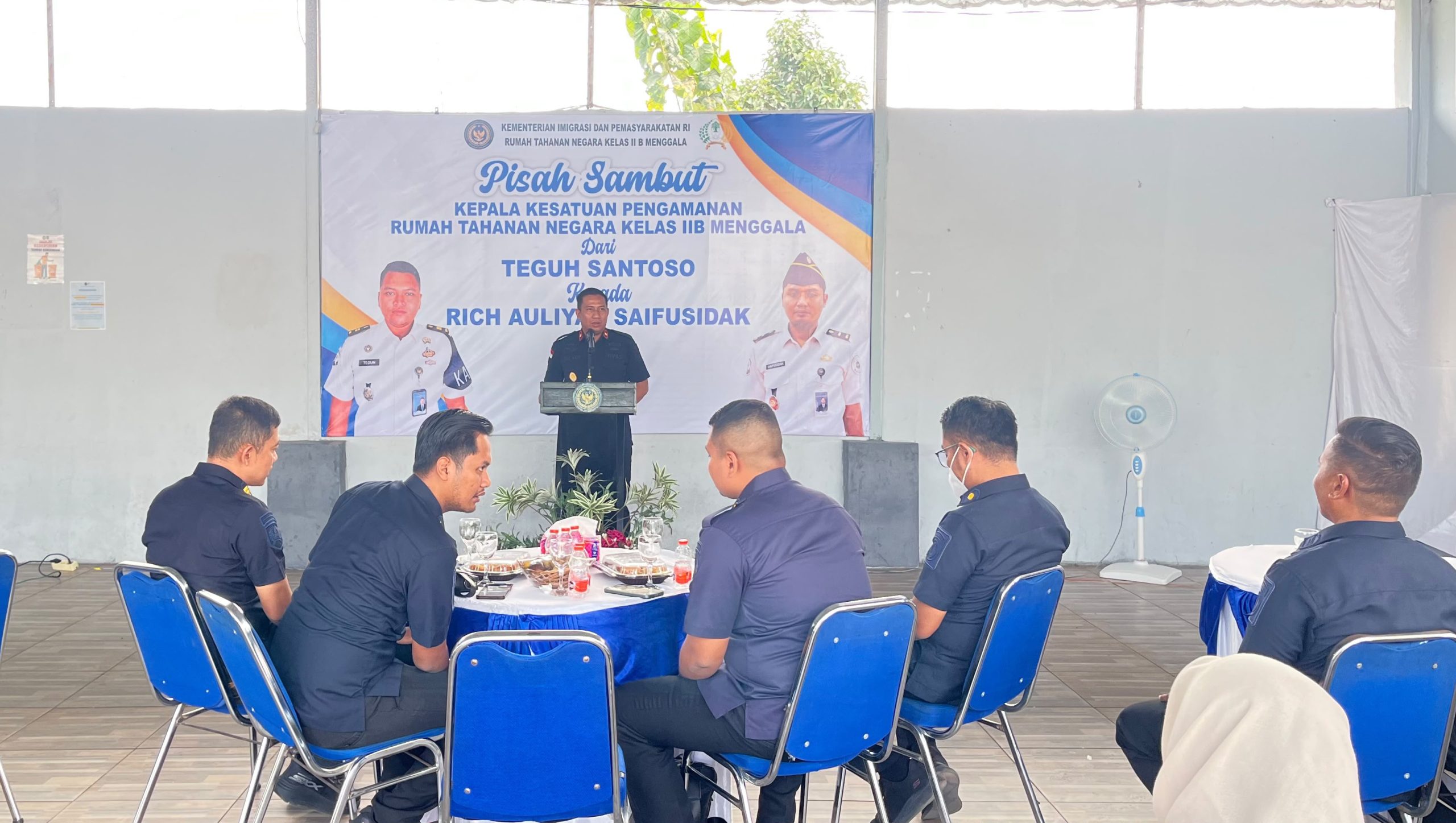 Gelar Pisah Sambut Kepala Pengamanan, Karutan: Semoga Amanah dan Selalu Berikan Kontribusi Yang Baik