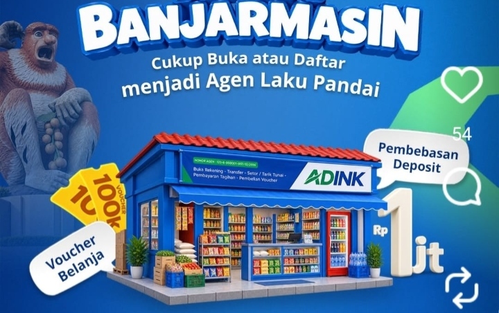 Promo Spesial Agen Laku Pandai Bank Kalsel di Harjad Banjarmasin ke-500