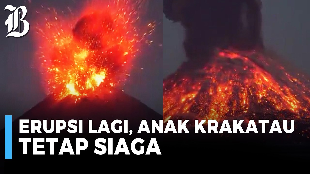 Lagi, Anak Krakatau Meletus 3 Kali Pagi Tadi