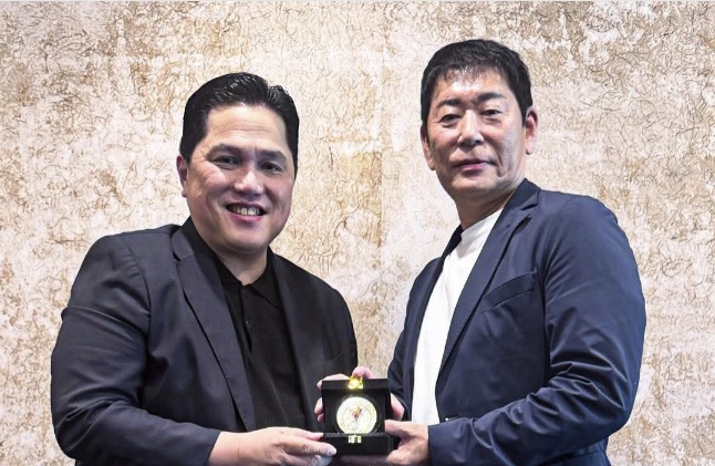 Erick Thohir Jajaki Kerjasama dengan FIG sekaligus IOC Member Morinari Watanabe