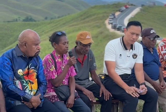 Dialog di Alam Lepas Perbukitan Jayapura, AHY Catat Keluh Kesah Warga Papua
