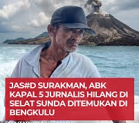 Jasad ABK Ditemukan, Nasib Lima Jurnalis yang Hilang Belum Jelas
