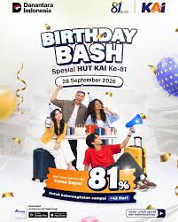 Sambut Hari Kereta Api Nasional dan HUT ke-81, PT KAI Tebar Diskon Tiket Perjalanan