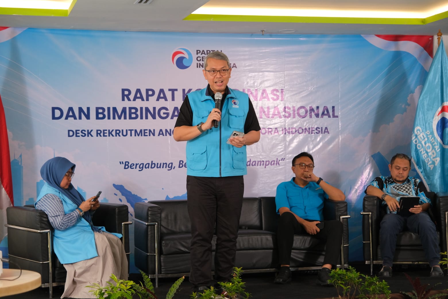 Incar Suara Gen Z, Partai Gelora Gelar Rakornas dan Bimbingan Teknis Rekrutmen Anggota