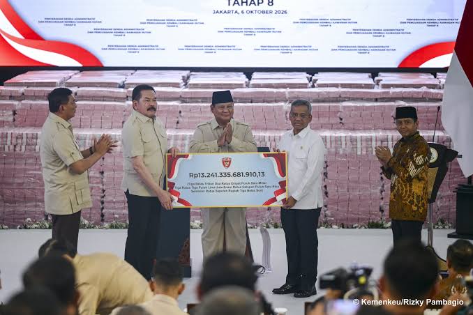 Hukum Tegas Sektor Kehutanan, Satgas PKH Setor Dana Jumbo Rp52 Triliun ke Kas Negara