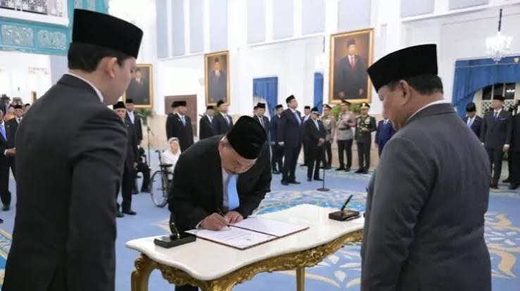 Prabowo Lantik Pimpinan Baru Badan Komunikasi Pemerintah
