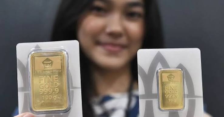 Harga Emas Antam Melandai ke Rp2.574.000 per Gram akibat Koreksi Pasar Global