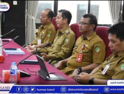 Pj Bupati Barito Utara Didampingi Sekda Barut, Jalani Evaluasi Capaian Kinerja Triwulan III tahun 2024 di Itjen Kemendagri
