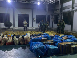 TNI AL Gagalkan Penyelundupan Ayam Ras Filipina dan Kosmetik Ilegal di Perairan Pulau Tinakareng