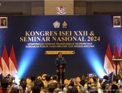 Buka Kongres ISEI, Presiden Jokowi Tekankan Pembentukan Pasar Kerja