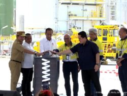 Presiden Jokowi Resmikan Smelter Tembaga dan Pemurnian Logam Mulia di Sumbawa Barat