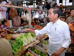 Kunjungi Pasar Sanggam Adji Dilayas Berau, Presiden Jokowi Sempat Kaget