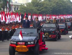 Presiden Jokowi Tinjau Apel Kesiapan Pengamanan Pelantikan Presiden dan Wakil Presiden Terpilih