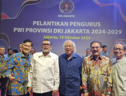 Hadiri Pelantikan Pengurus PWI Jaya 2024-2029, Panda Nababan: PWI Harus Kembali Disegani