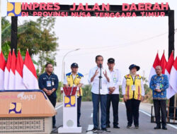 Bagian dari IJD, Presiden Jokowi Resmikan 27 Ruas Jalan Sepanjang 217 Kilometer di Provinsi NTT