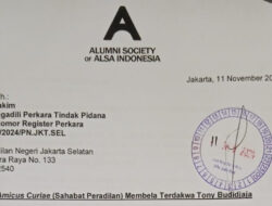 Bela Advokat Tony Budidjaja, ALSA dan ASA Indonesia Sampaikan Amicus Curiae ke PN Jaksel