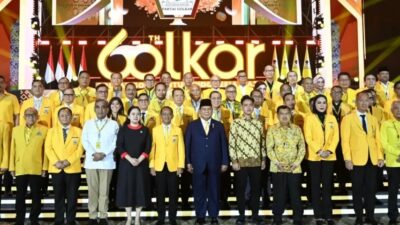 Wapres Hadiri Puncak Perayaan HUT Ke-60 Partai Golkar di SICC