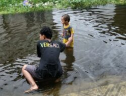 Komplek Keruwing Indah, Handil Bakti, Tergenang Air: Dampak Hujan Deras dan Meluapnya Sungai Martapura