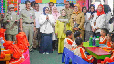 Dampingi Menteri PPPA Tinjau Kegiatan MBG, Sekda Marullah Soroti Kualitas Makanan yang Disajikan