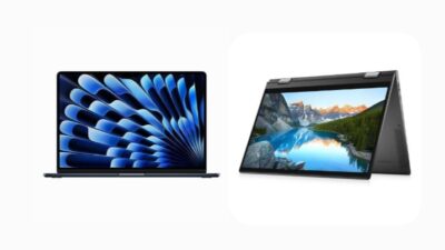 Dell Inspiron 5410 vs MacBook Air M2: Inovasi Teknologi dengan Fitur Lengkap dan Desain Tipis untuk Profesional Modern