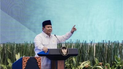 Presiden Prabowo Resmikan Smelter Emas Terbesar di Dunia di Gresik