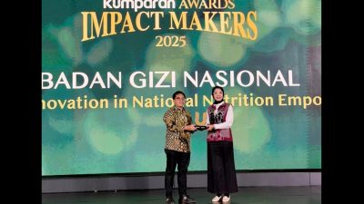 BGN Sabet Kumparan Awards, Penguatan Gizi Nasional Diakui Berdampak Nyata