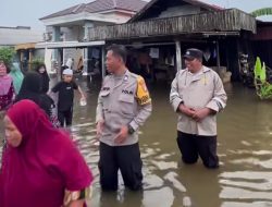 Siaga Bencana! Tim SAR Polres Banjar Terjun Langsung Pantau Lokasi Banjir