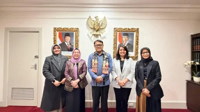 "Pertemuan Direktorat KSKK Madrasah dengan KJRI Melbourne dalam rangka courtesy meeting dengan Konsul Jenderal RI"