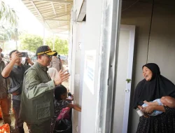 Sambangi Huntara Aceh Tamiang, Kepala BNPB Pastikan Logistik dan Air Bersih Pengungsi Terjamin