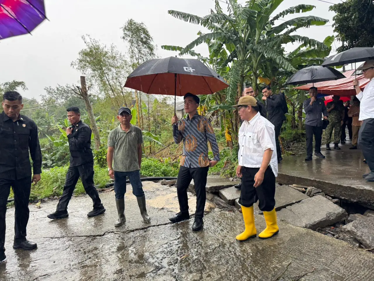 "Wapres kunjungi langsung untuk meninjau wilayah terdampak bencana