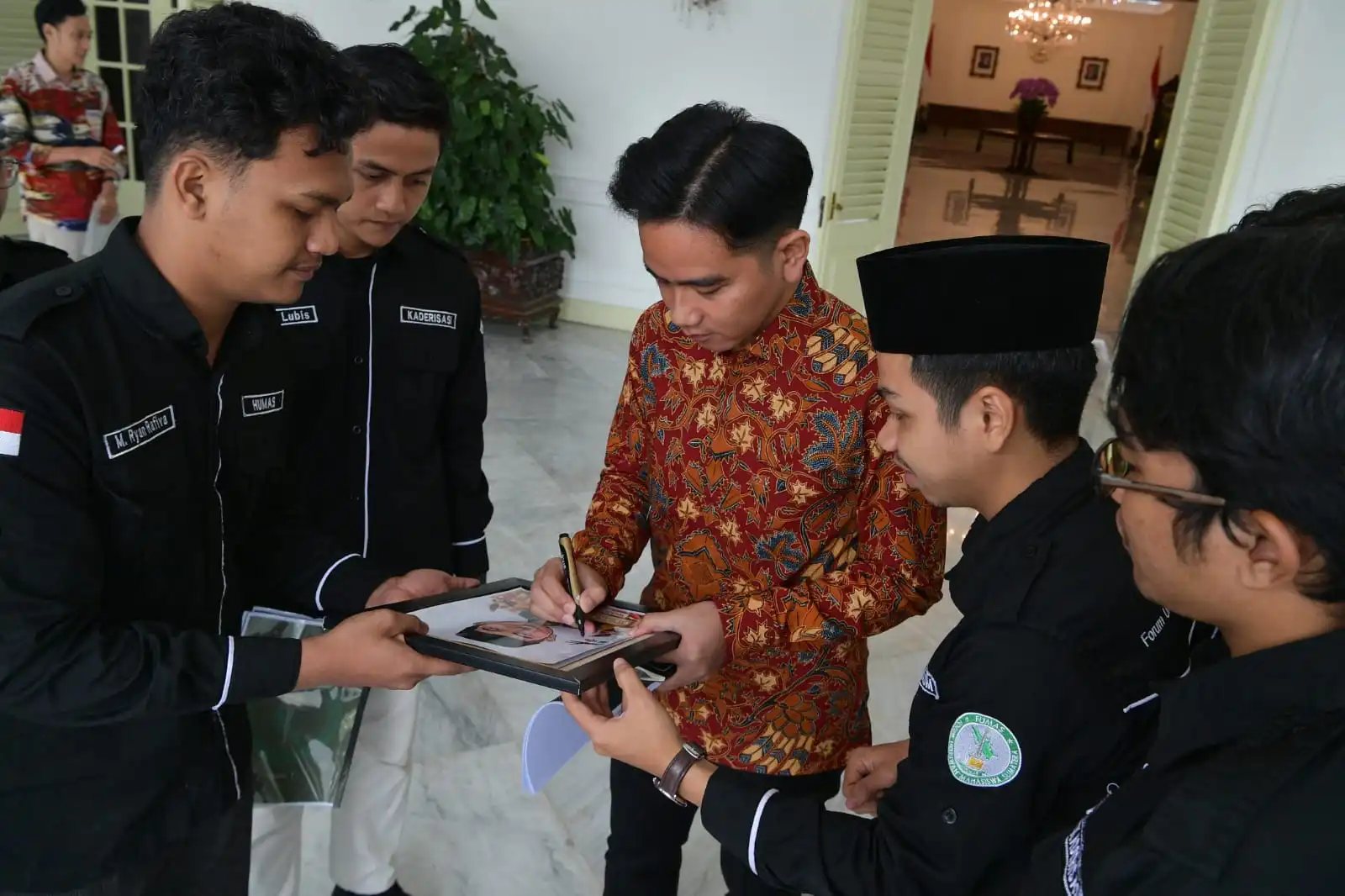 Wapres bersama Forum Ukhuwah Mahasiswa Sumatera (FUMAS) di Istana Wapres, Jakarta Pusat, Senin (23/02/2026).