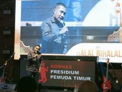 Sandri Rumanama Beberkan Ketimpangan Pembangunan Maluku saat Halalbihalal Presidium Pemuda Timur