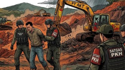 Izin Dicabut Sejak 2017, PT AKT Nekat Nambang! Satgas PKH Turun Tangan Seret Tersangka Baru
