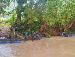 Beralasan Dapat Izin Pemilik Lahan, 15 Mesin Tambang Ilegal di Meliau Tetap Ditertibkan Polisi