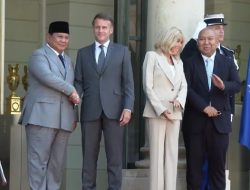 Bertemu Emmanuel Macron di Paris, Presiden Prabowo Sambut Baik Pembentukan Forum Bisnis Prancis-Indonesia