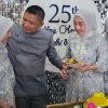 Marsekal Muda Budhi Achmadi Gelar Syukuran Pernikahan Perak Secara Sederhana