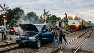 Mengapa Mobil Sering Mogok di Atas Rel? Ini Rahasia Magnetis dan Tips Amannya!