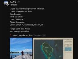 Viral Iklan Penjualan Pulau Katang Rp65 Miliar: Pemprov Kepri Tegaskan Aturan Hukum Lahan