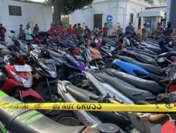 Gila! 1.494 Unit Sepeda Motor Disita Polisi di Kemandoran
