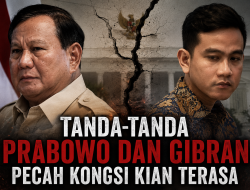 Tanda-tanda Prabowo dan Gibran Pecah Kongsi Kian Terasa