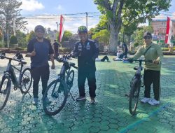 Bupati Barito Utara, Goes Bersama Serta Pantau Persiapan Hut Barut Ke-76