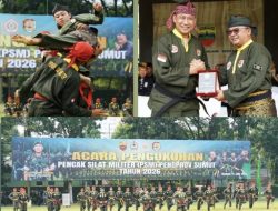 Pangdam I/BB Hadiri Proses Pengukuhan Pengurus Pencak Silat Militer