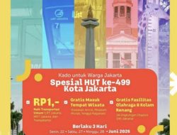 Tarif Transjakarta Rp1 Spesial HUT ke-499 Jakarta pada 22, 27, 28 Juni 2026