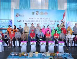 Ribuan Warga Manfaatkan Layanan Bakti Kesehatan Polda Kalbar Sambut Hari Bhayangkara Ke 80