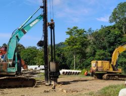 Tepis Isu Mangkrak BPJN Pastikan Proyek Jembatan Gantung Desa Alam Pakuan Terus Berjalan