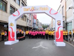 Semarak Olahraga Bersama Car Free Day Warnai Peringatan Hari Bhayangkara di Pontianak