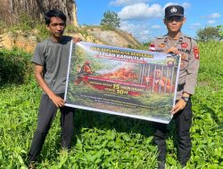 Antisipasi Kebakaran Lahan Polsek Sekayam Gencarkan Sosialisasi Larangan Membakar Hutan