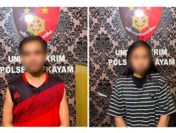 Akhir Pelarian Dua Tersangka Kasus Penggelapan Sepeda Motor Warga Sekayam