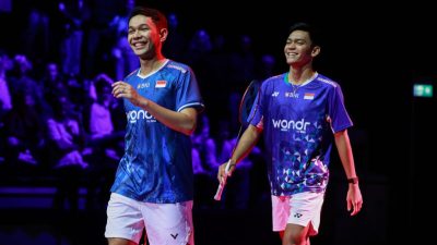 Fajar Alfian/Muhammad Shohibul Fikri Akan Hadapi Takuro Hoki/Yugo Kobayashi di Semifinal Japan Open 2026