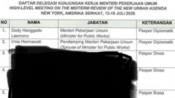Nama Istri dan Anak Menteri PU Muncul di Dokumen Kunker ke AS, Warganet Kaitkan dengan Piala Dunia 2026
